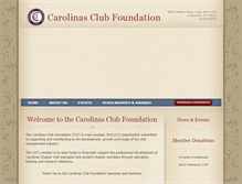 Tablet Screenshot of carolinaclubfoundation.memfirstweb.net